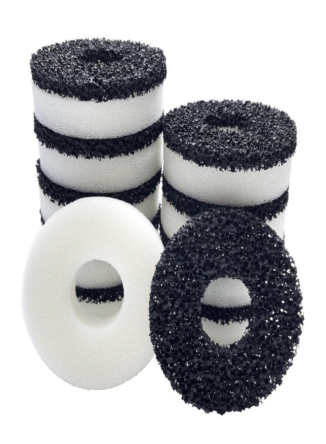 SHIGATSU 20 Pack Replacement Aquarium Maintenance Kit for Biorb Filter, Aquarium Sponge Foam and Carbon Rings Set - Image 1